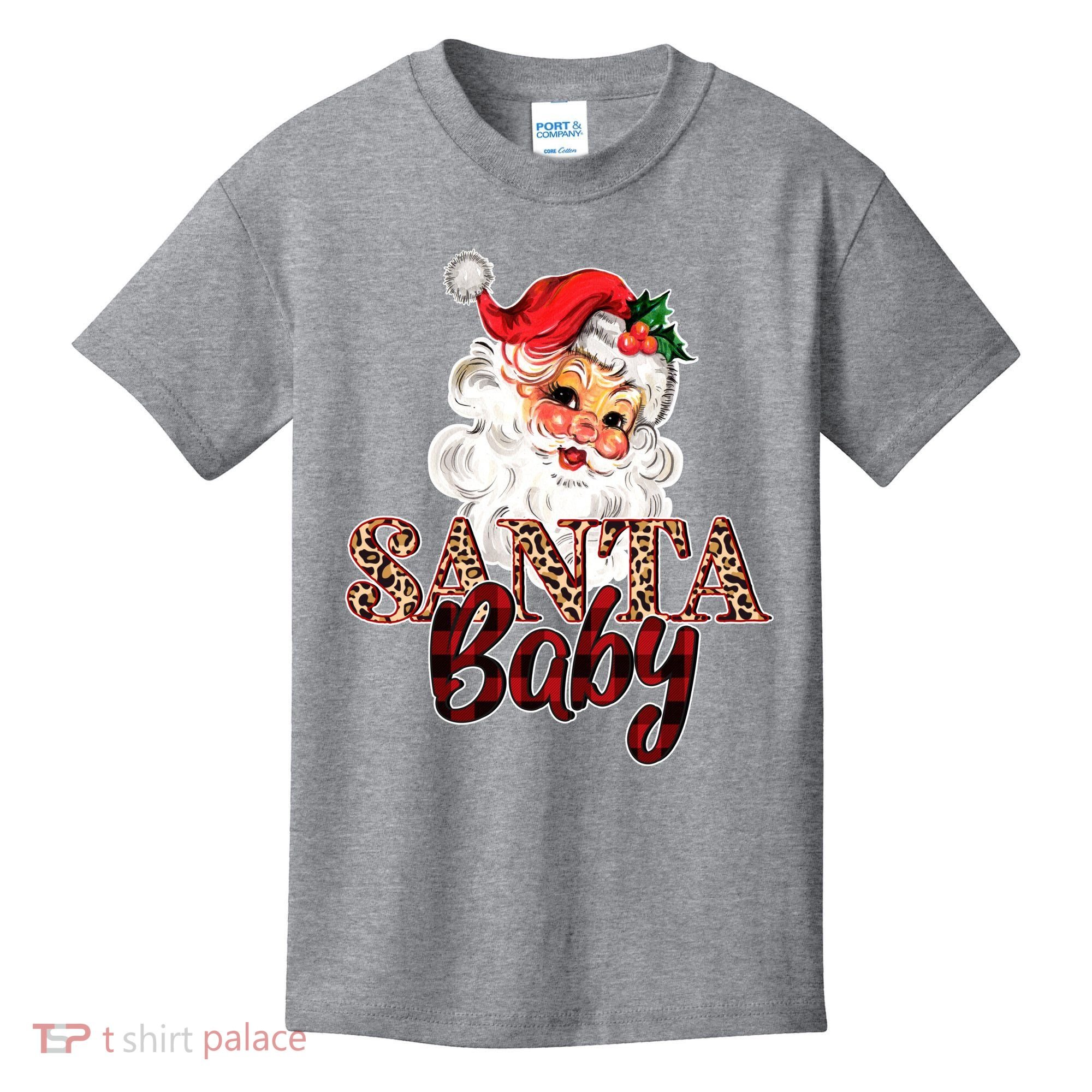 Santa Baby Cute Christmas Gift Kids T-Shirt