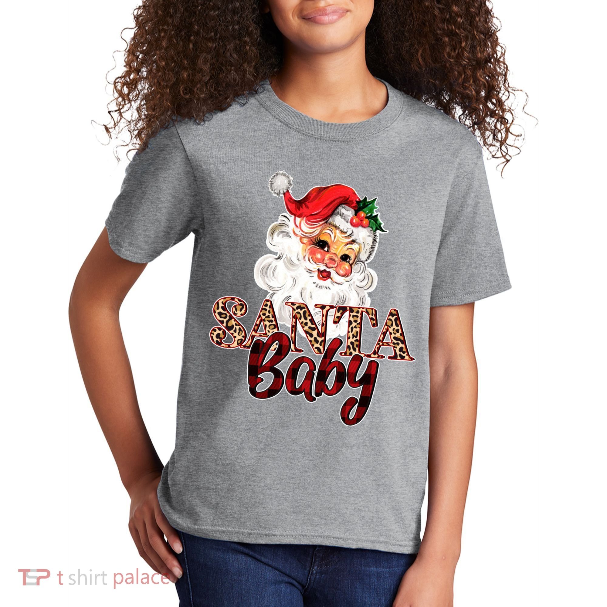 Santa Baby Cute Christmas Gift Kids T-Shirt
