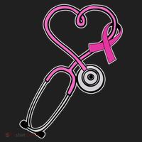 Stethoscope Breast Cancer Awareness Ribbon Hat thumb 2