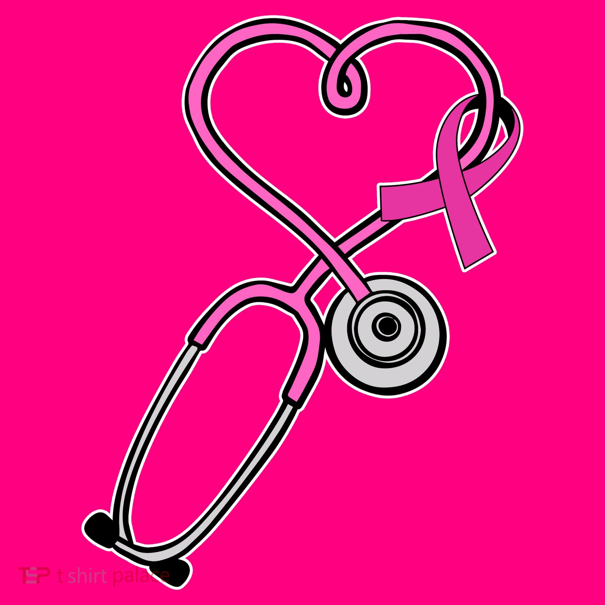 Stethoscope Breast Cancer Awareness Ribbon Sweatshirt