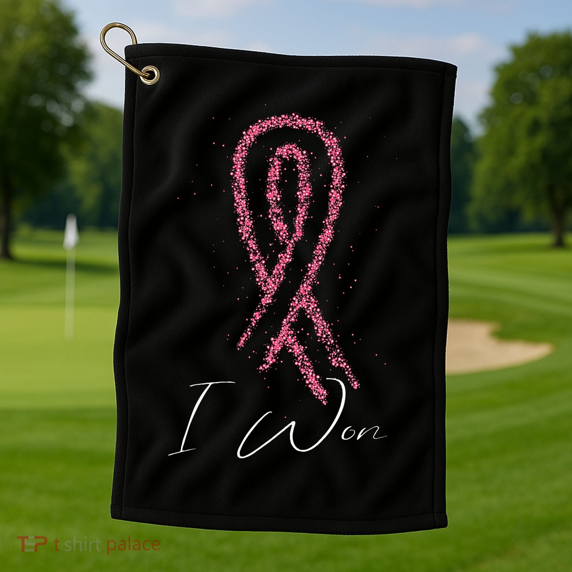Survivor Breast Cancer Awareness Golf Towel