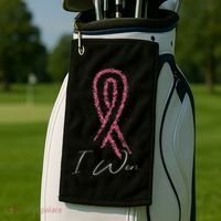 Survivor Breast Cancer Awareness Golf Towel thumb 2