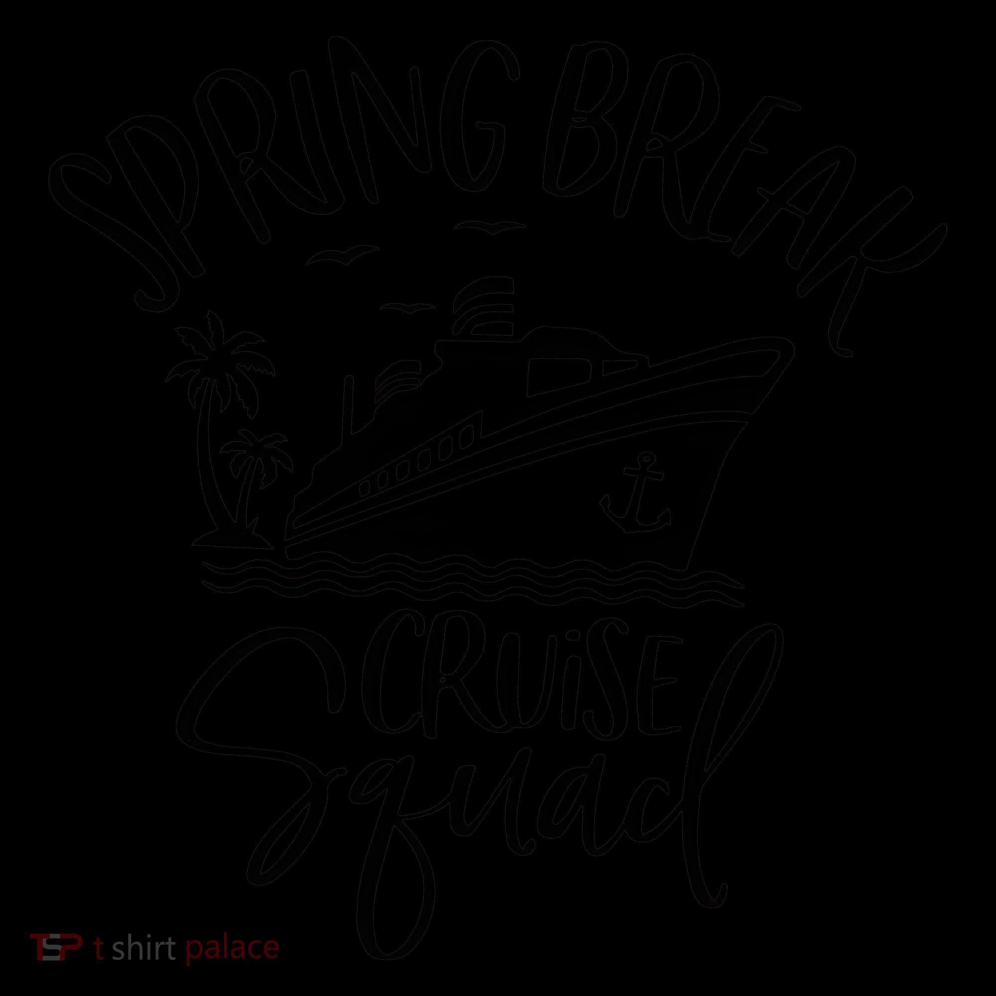 Spring Break Cruise Squad Cruising Matching Team Backpack