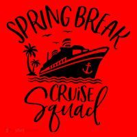 Spring Break Cruise Squad Cruising Matching Team Santa Hat thumb 1
