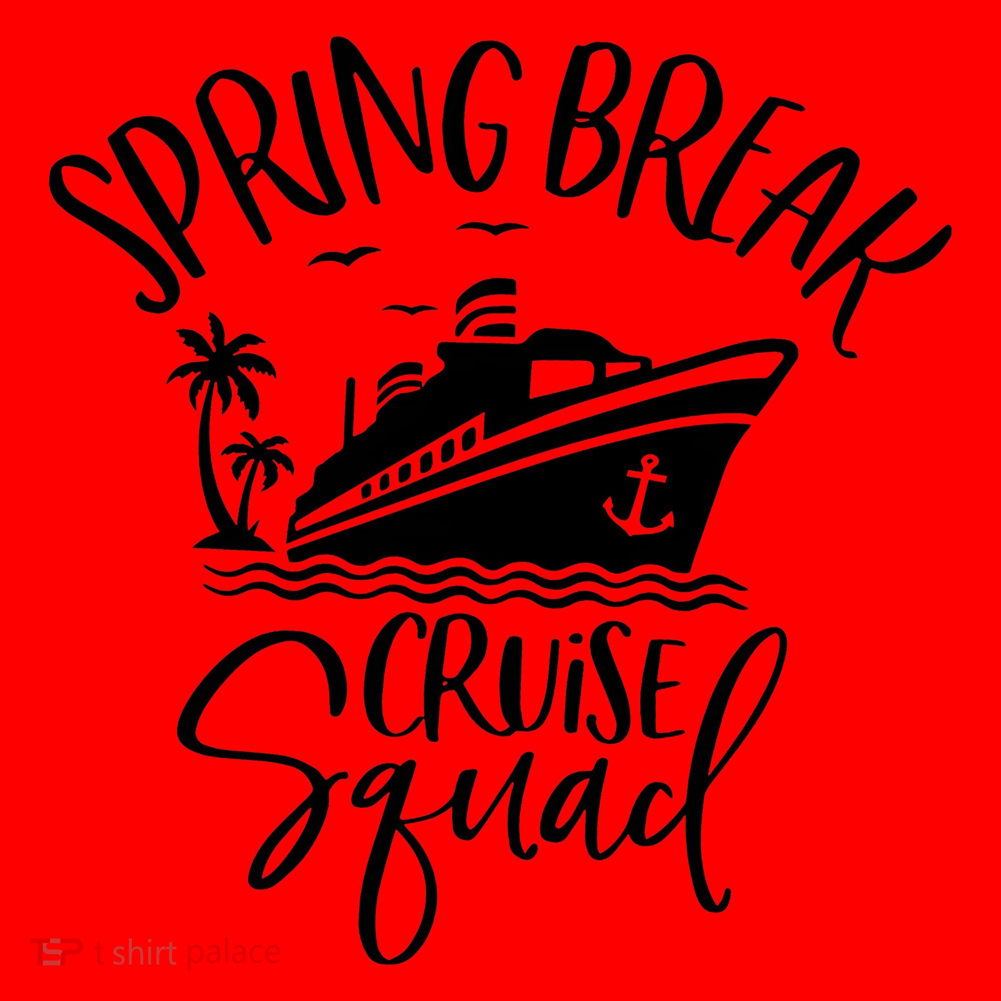 Spring Break Cruise Squad Cruising Matching Team Santa Hat