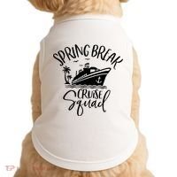 Spring Break Cruise Squad Cruising Matching Team Doggie Tank thumb 0