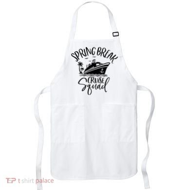 Spring Break Cruise Squad Cruising Matching Team Apron