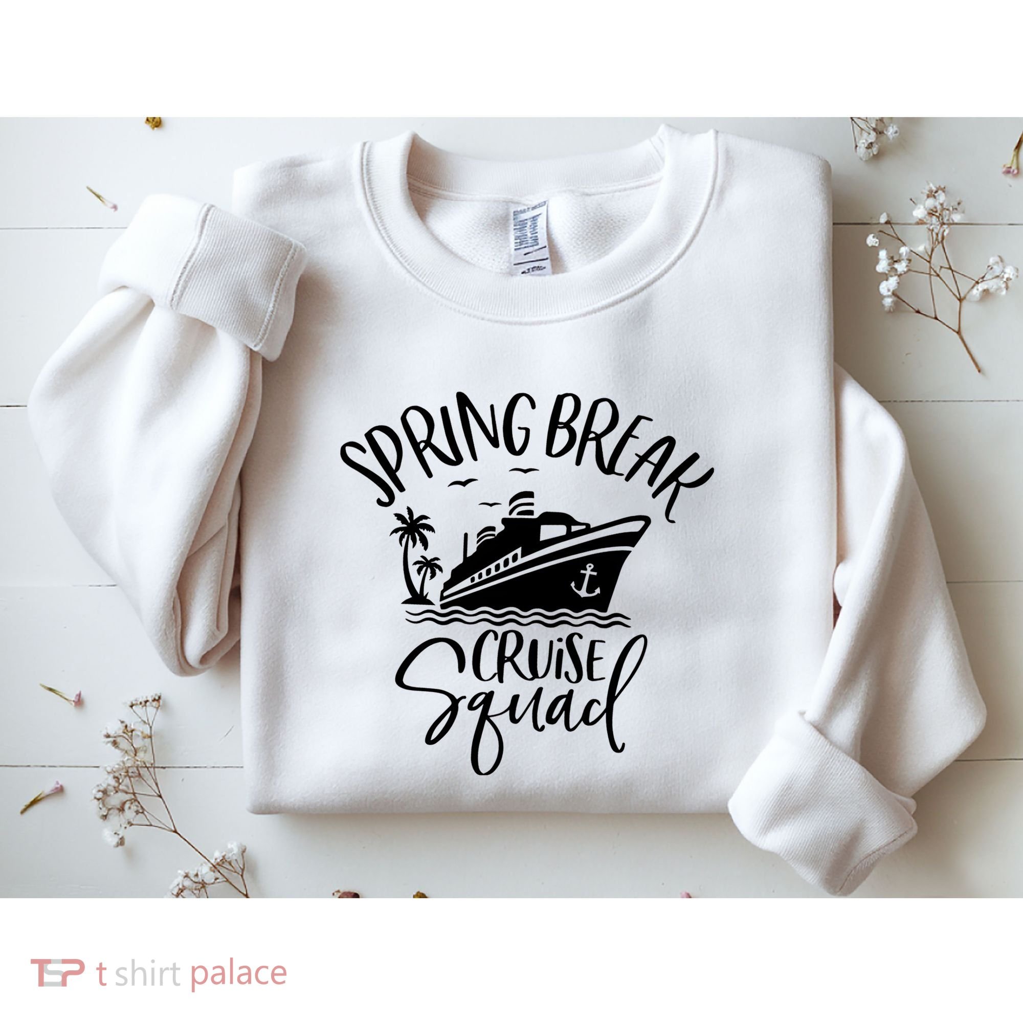 Spring Break Cruise Squad Cruising Matching Team Sweatshirt