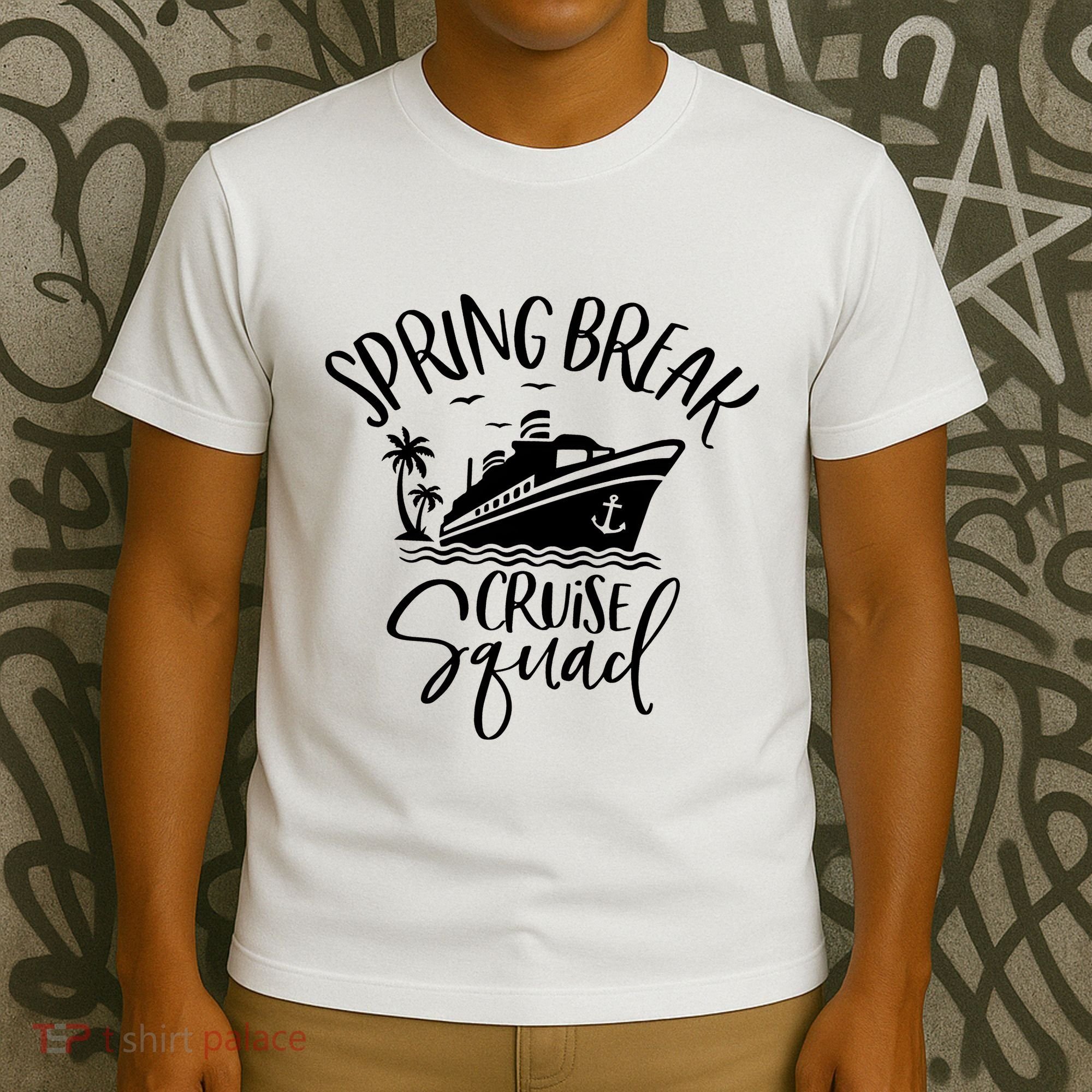 Spring Break Cruise Squad Cruising Matching Team T-Shirt