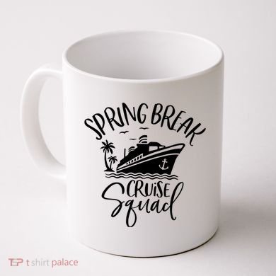 Spring Break Cruise Squad Cruising Matching Team Coffee Mug