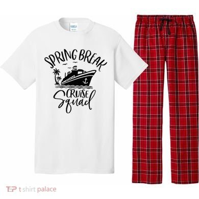 Spring Break Cruise Squad Cruising Matching Team Pajama Set