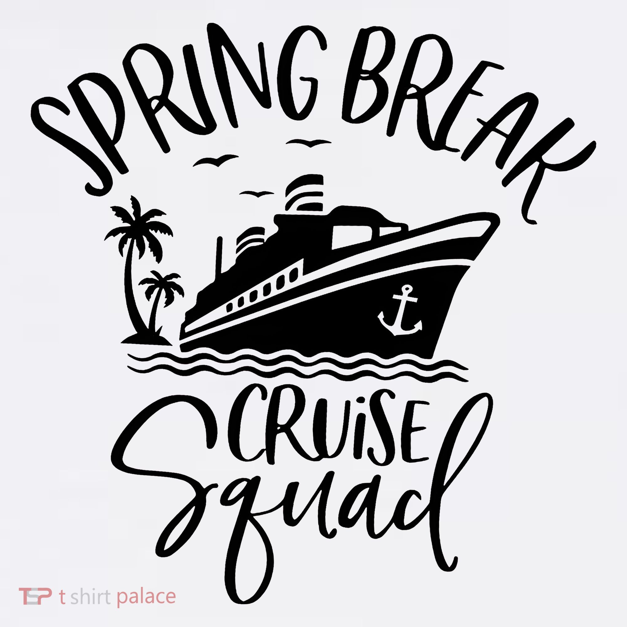 Spring Break Cruise Squad Cruising Matching Team Women's Hoodie