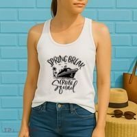 Spring Break Cruise Squad Cruising Matching Team Women's Tank Top thumb 2