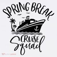 Spring Break Cruise Squad Cruising Matching Team Baby Bodysuit thumb 2