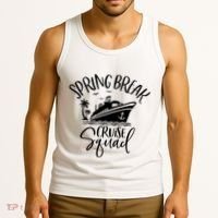 Spring Break Cruise Squad Cruising Matching Team Tank Top thumb 3