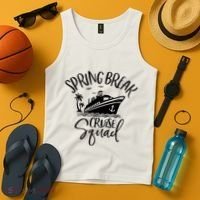 Spring Break Cruise Squad Cruising Matching Team Tank Top thumb 4
