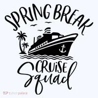Spring Break Cruise Squad Cruising Matching Team Toddler T-Shirt thumb 4