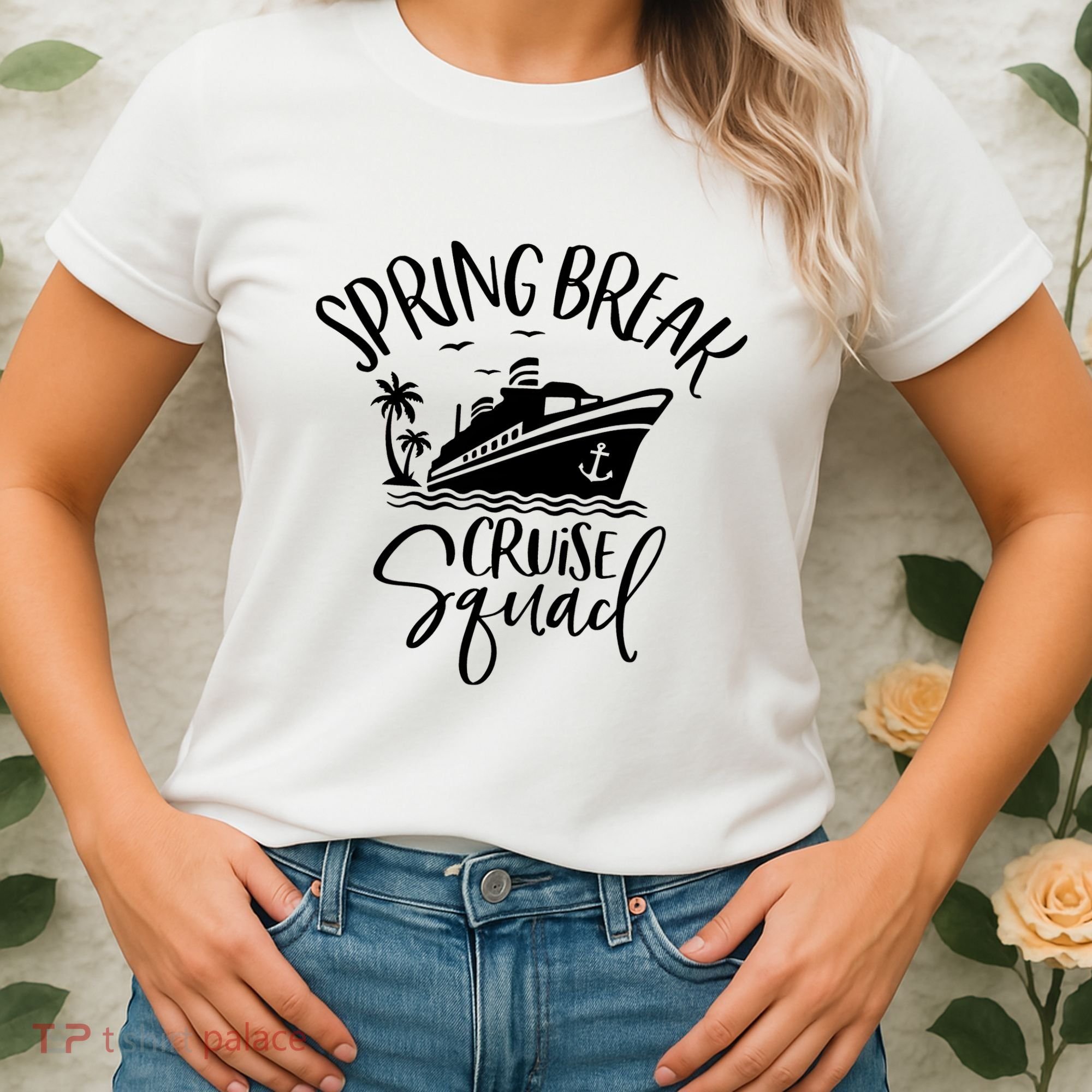 Spring Break Cruise Squad Cruising Matching Team Women's T-Shirt