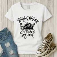 Spring Break Cruise Squad Cruising Matching Team Women's T-Shirt thumb 3