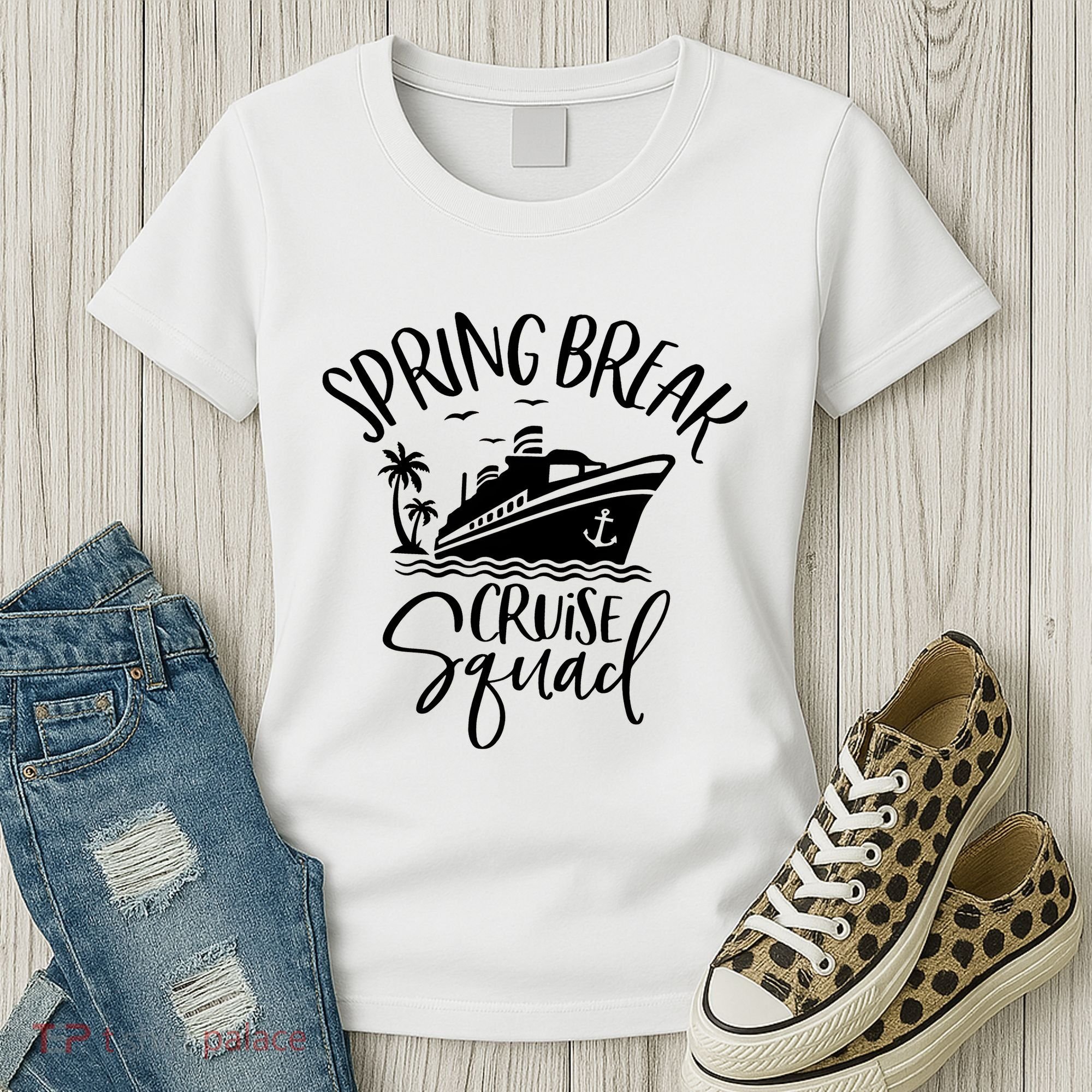 Spring Break Cruise Squad Cruising Matching Team Women's T-Shirt