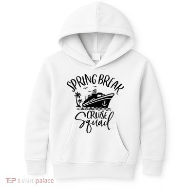 Spring Break Cruise Squad Cruising Matching Team Kids Hoodie