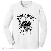 Spring Break Cruise Squad Cruising Matching Team Kids Long Sleeve Shirt thumb 0