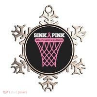Sink Breast Cancer Basketball Funny Ornament thumb 0