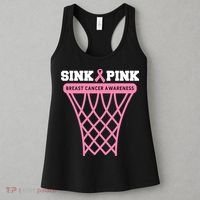 Sink Breast Cancer Basketball Funny Women's Tank Top thumb 3