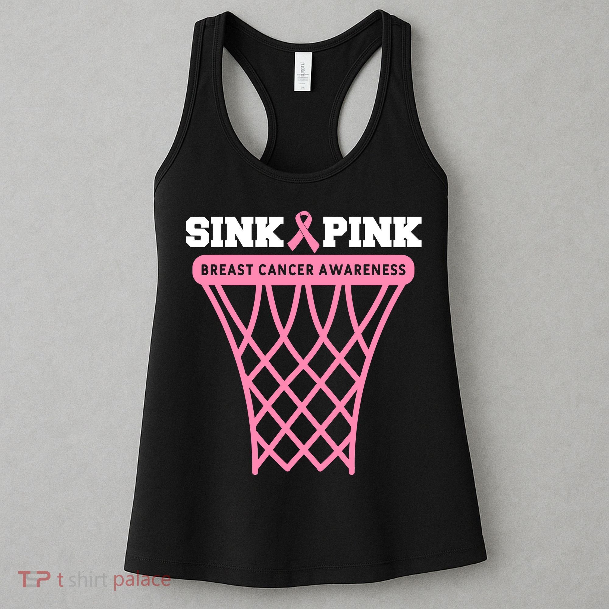 Sink Breast Cancer Basketball Funny Women's Tank Top