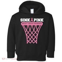 Sink Breast Cancer Basketball Funny Toddler Hoodie thumb 0