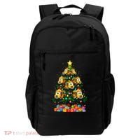 School Bus Christmas Tree Xmas Holidays School Bus Driver Gift Backpack thumb 0