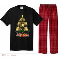 School Bus Christmas Tree Xmas Holidays School Bus Driver Gift Pajama Set thumb 0