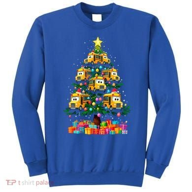 School Bus Christmas Tree Xmas Holidays School Bus Driver Gift Sweatshirt