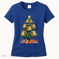 School Bus Christmas Tree Xmas Holidays School Bus Driver Gift Women's T-Shirt thumb 0