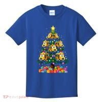 School Bus Christmas Tree Xmas Holidays School Bus Driver Gift Kids T-Shirt thumb 0