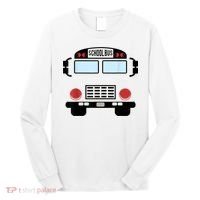 School Bus Costume Funny Yellow School Bus Driver Long Sleeve Shirt thumb 0