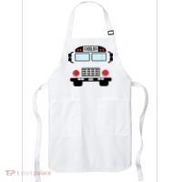 School Bus Costume Funny Yellow School Bus Driver Apron thumb 0