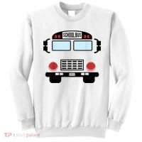 School Bus Costume Funny Yellow School Bus Driver Sweatshirt thumb 0