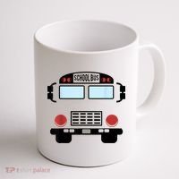 School Bus Costume Funny Yellow School Bus Driver Coffee Mug thumb 1