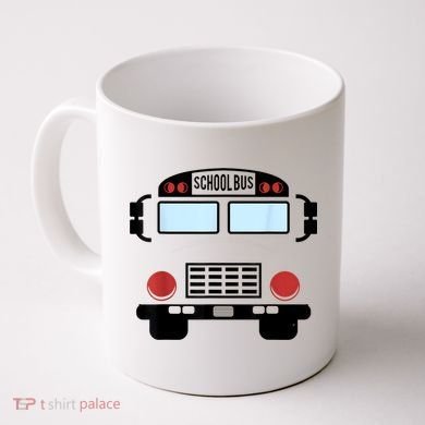School Bus Costume Funny Yellow School Bus Driver Coffee Mug