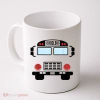 School Bus Costume Funny Yellow School Bus Driver Coffee Mug thumb 0