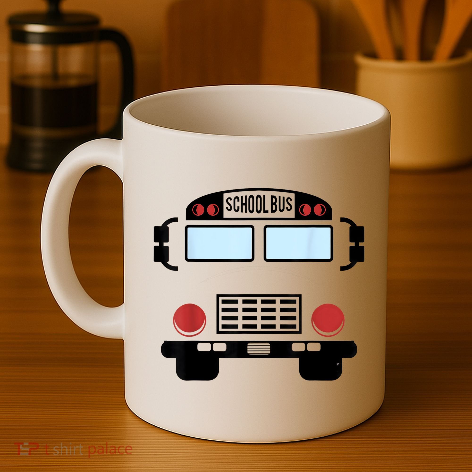 School Bus Costume Funny Yellow School Bus Driver Coffee Mug
