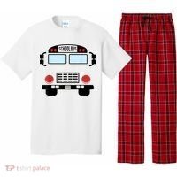 School Bus Costume Funny Yellow School Bus Driver Pajama Set thumb 0