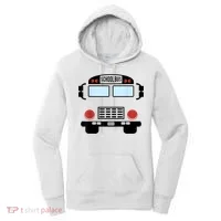 School Bus Costume Funny Yellow School Bus Driver Women's Hoodie thumb 0