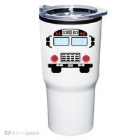 School Bus Costume Funny Yellow School Bus Driver Tumbler thumb 0