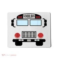 School Bus Costume Funny Yellow School Bus Driver Mousepad thumb 0