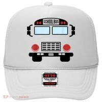 School Bus Costume Funny Yellow School Bus Driver Hat thumb 0