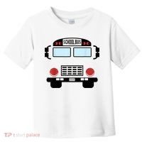 School Bus Costume Funny Yellow School Bus Driver Toddler T-Shirt thumb 0