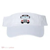 School Bus Costume Funny Yellow School Bus Driver Visor thumb 0