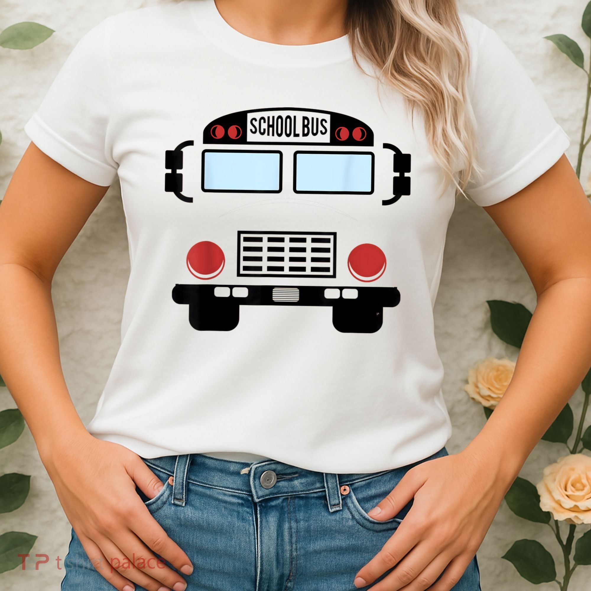 School Bus Costume Funny Yellow School Bus Driver Women's T-Shirt